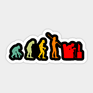 Idée Cadeau Gamer Evolution Aux Jeux Vidéo Sticker